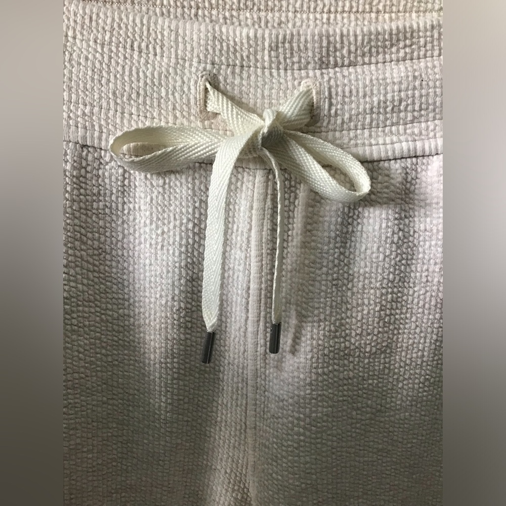 EUC LULULEMON Ribbed High-Rise Jogger 25" *7/8 Length Heathered White Opal 2 - Picture 7 of 13